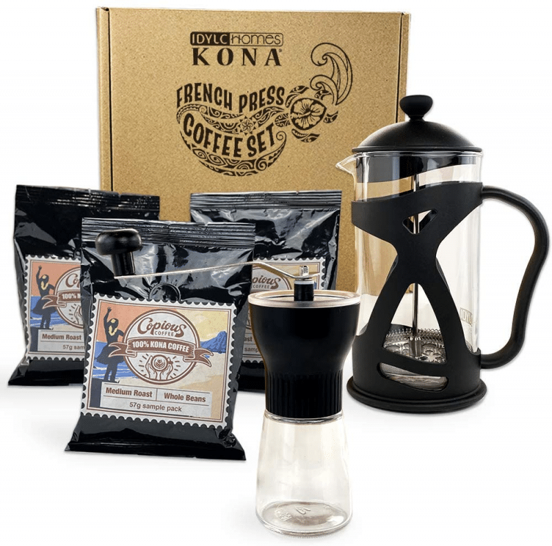 1. Kona Coffee Gift Set 