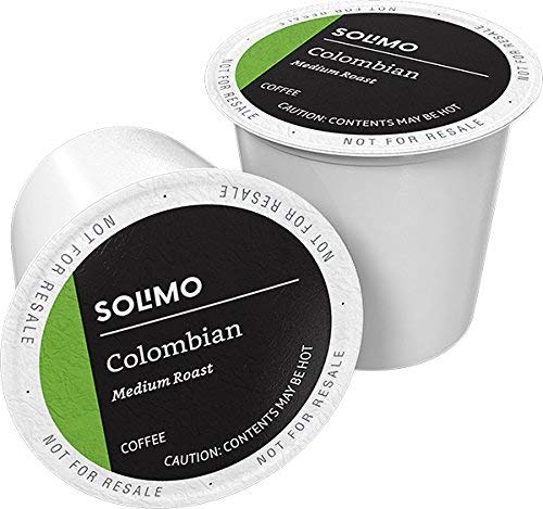 1. Solimo Medium Roast Coffee Pods 