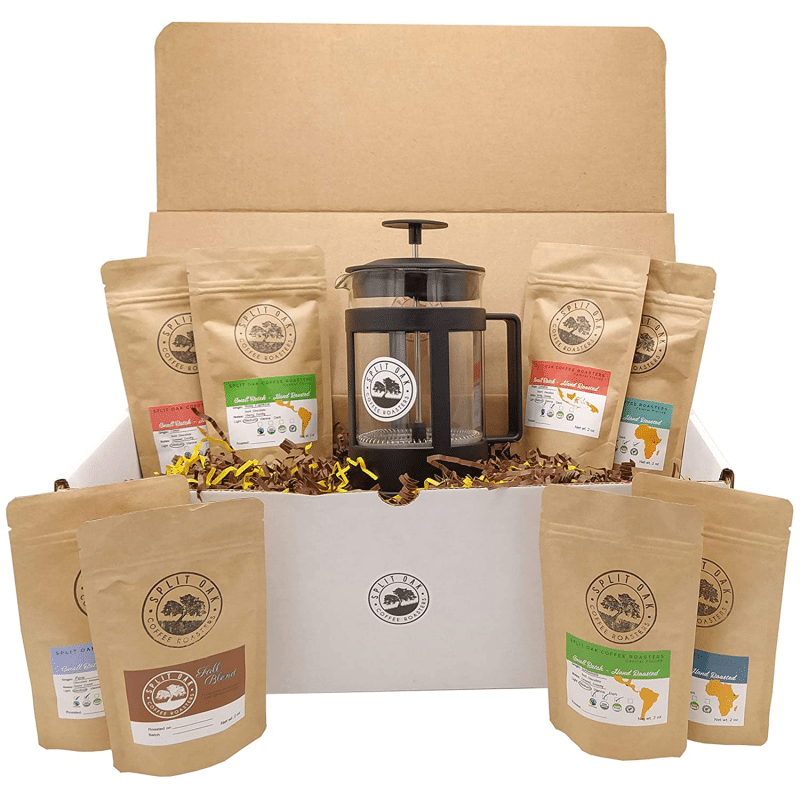 3. Split Oak Best Coffee Gift Box