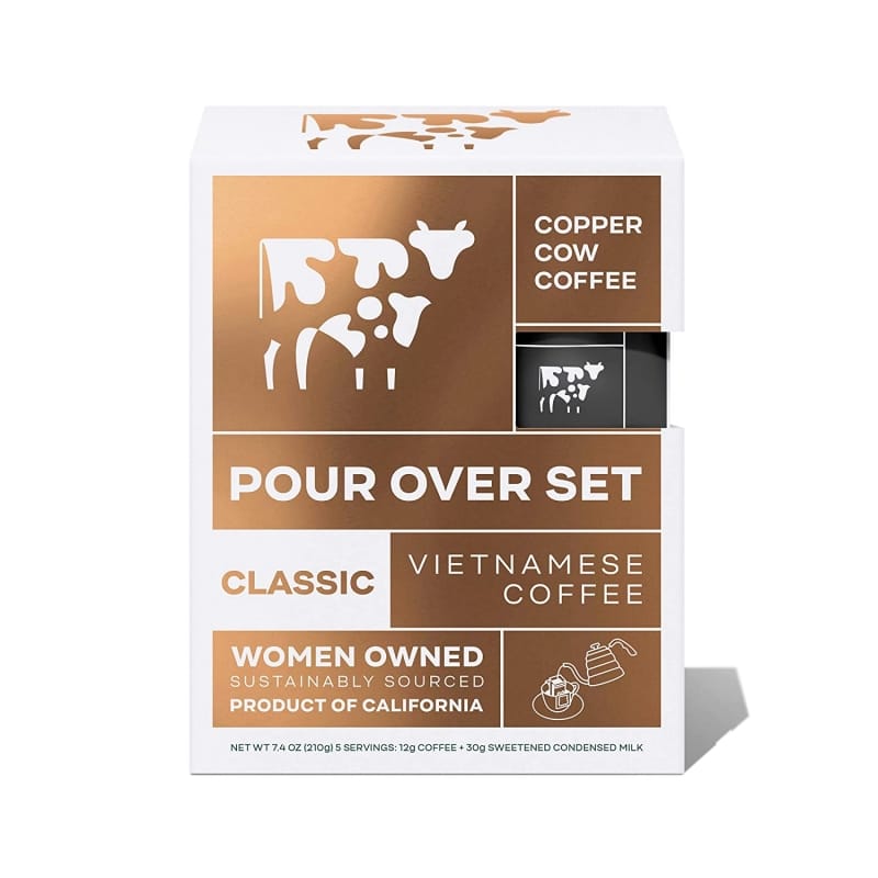 3. Copper Cow Coffee Vietnamese Pour Over Coffee 