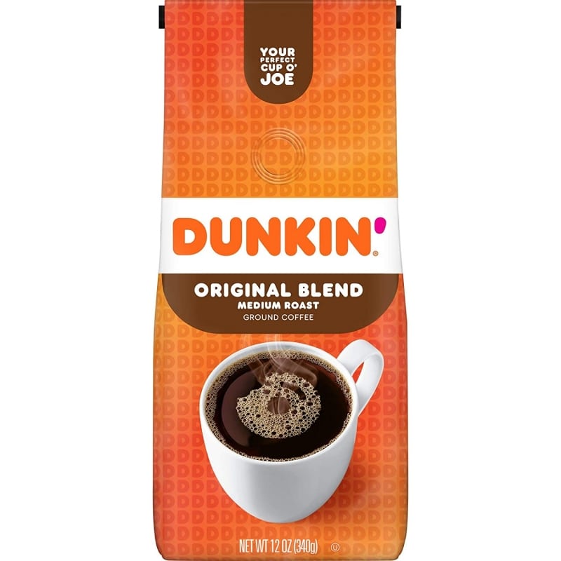 4. Dunkin' Original Blend Medium Roast Ground Coffee 