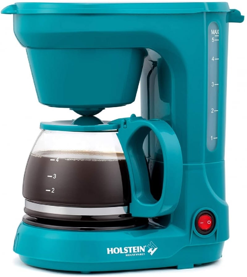 4. Holstein Housewares HH-0914701E 5-Cup Coffee Maker 