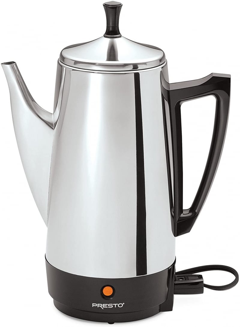 4. Presto 02811 12-Cup Stainless Steel Coffee Maker 