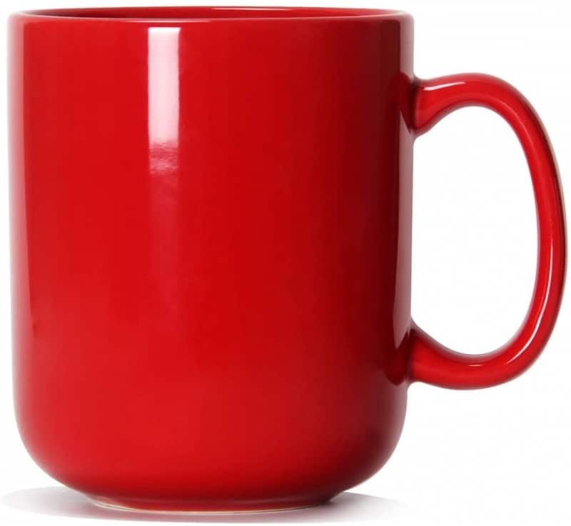 4. Red Oversized Coffee Mugs