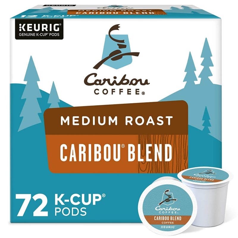 5. Caribou Coffee Caribou Blend Single-Serve Keurig K-Cup Pods