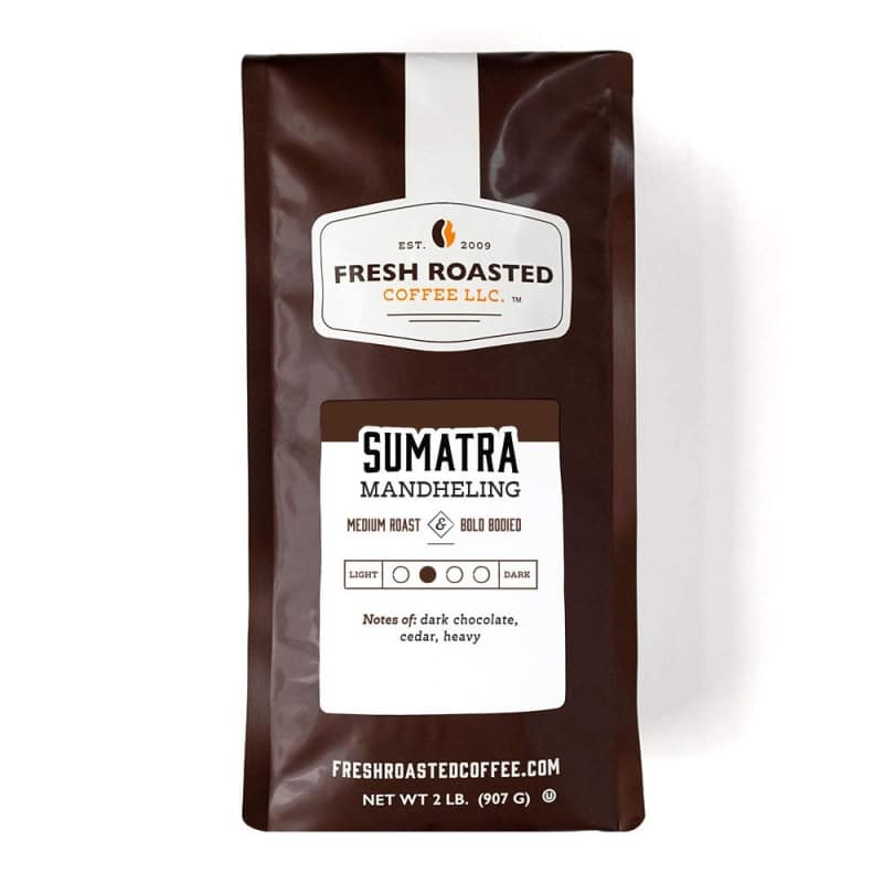 5. Fresh Roasted Coffee, Sumatra Mandheling  