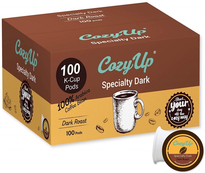 6. CozyUp Dark Roast Blend Coffee Pods 