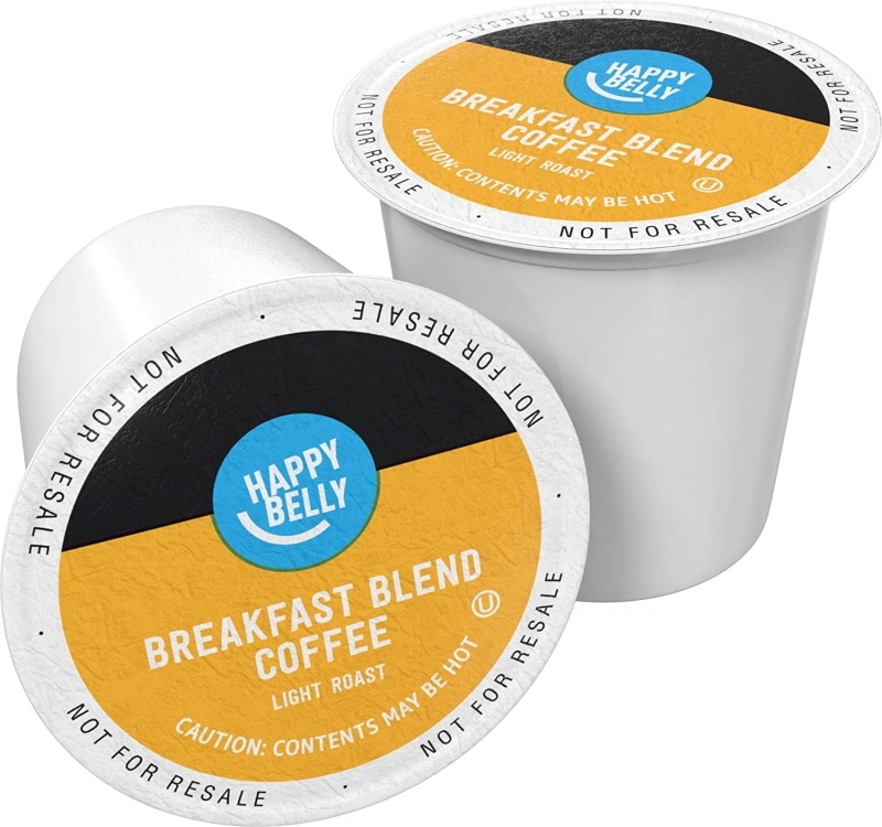 7. Amazon Brand Happy Belly Coffee Pods 