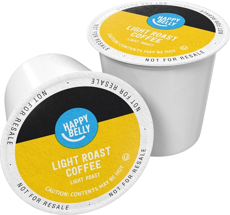 7. Happy Belly Light Roast Coffee Pods 