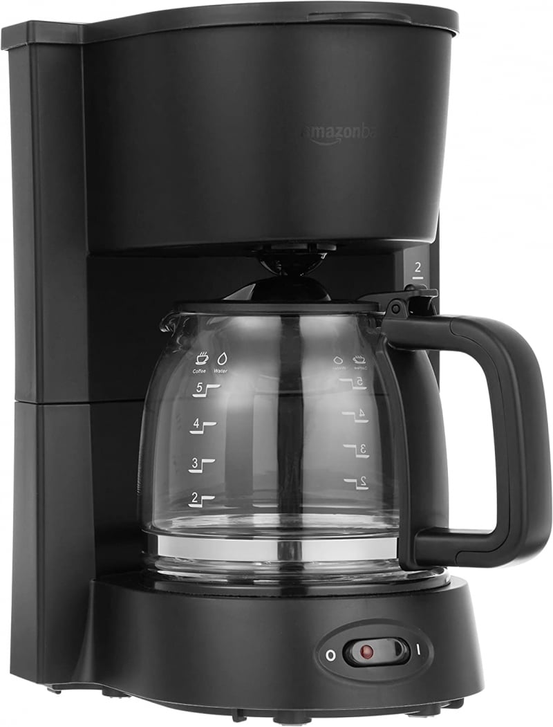 1. Amazon Basics 5-Cup Coffeemaker