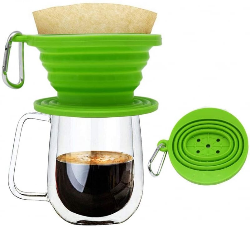 18. Wolecok Collapsible Pour Over Coffee Dripper