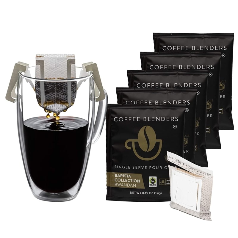  7. Pour Over Coffee Single Serve | Portable Drip Coffee Packets