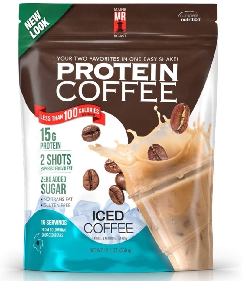 2. Complete Nutrition Maine Roast Protein Coffee  