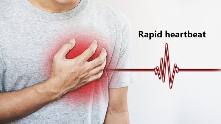 rapid heart rate