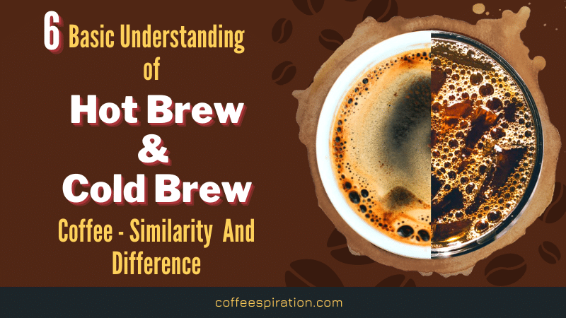 6 Basic Understanding of Hot Brew And Cold Brew Coffee - Similarity And Difference