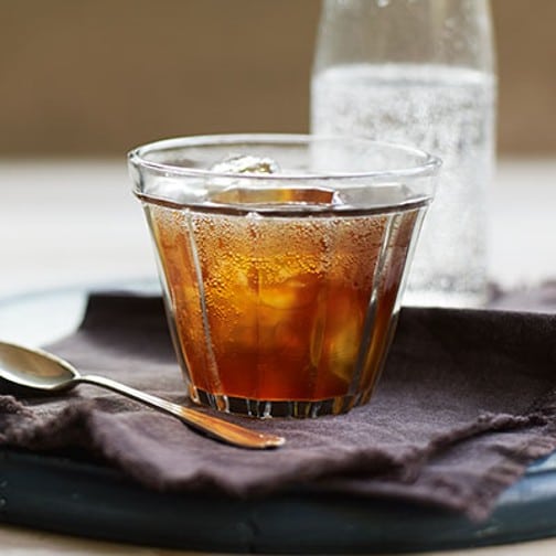 cold brewed coffee