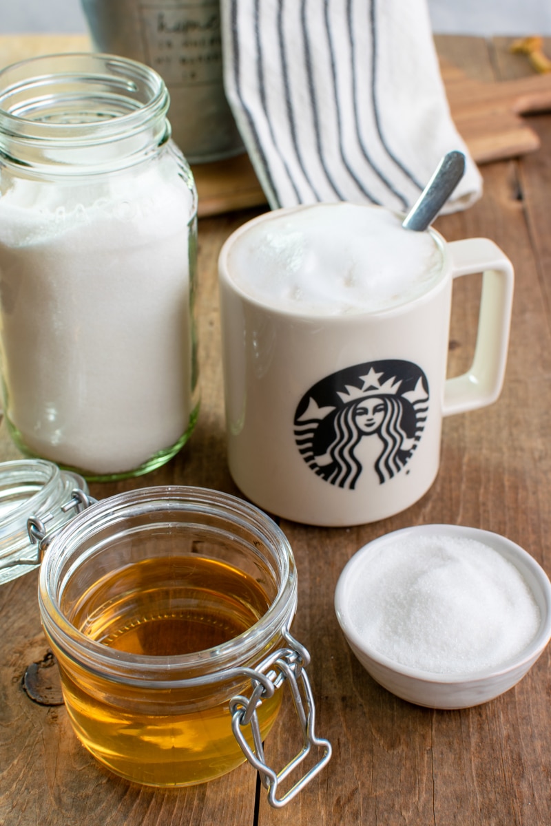 how many calories in a cup of coffee with cream and sweetener