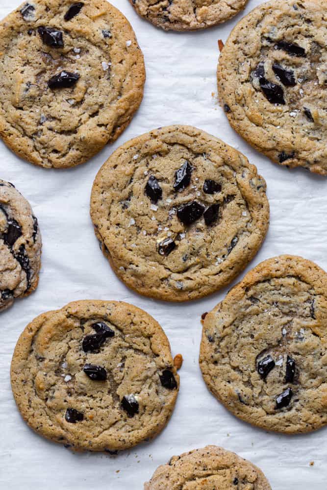 Baked coffee cookies