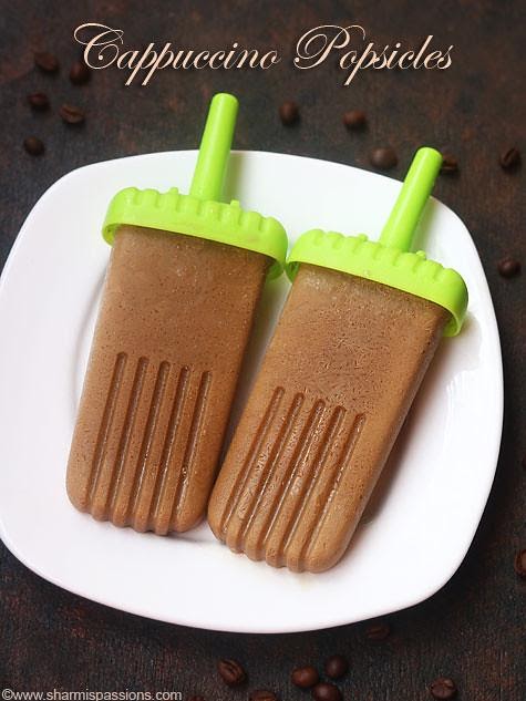 Cappuccino Popsicles