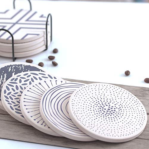 1. FLASHOME Minimalist Coasters