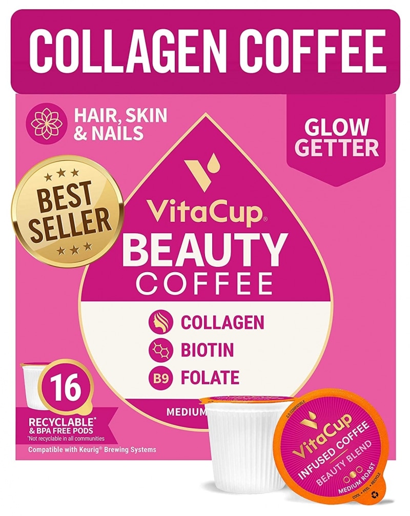 10. VitaCup Collagen Coffee Pods 