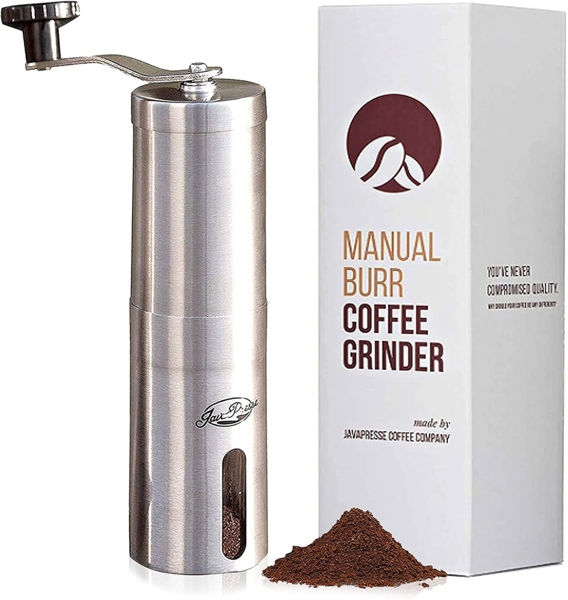 10. JavaPresse Manual Coffee Grinder 