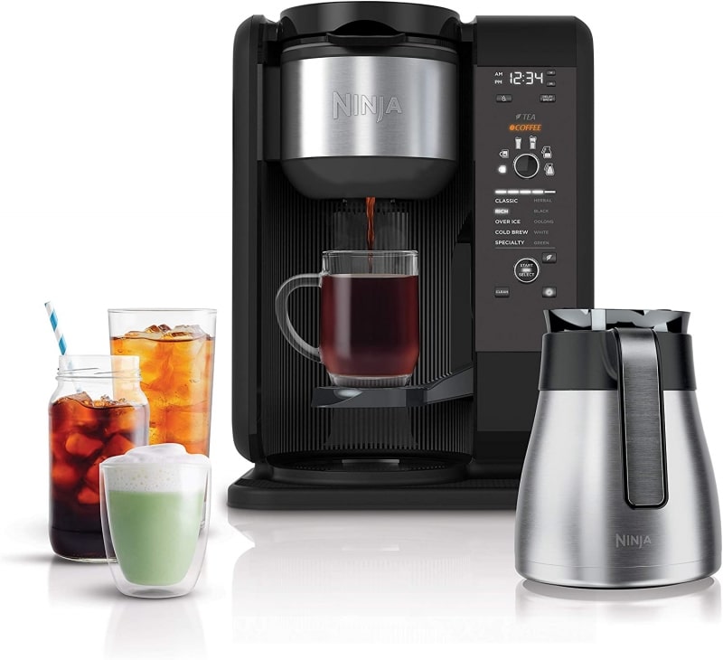 2. Ninja Hot and Cold Brewed Auto-iQ Tea and CP 307 Coffee Maker  