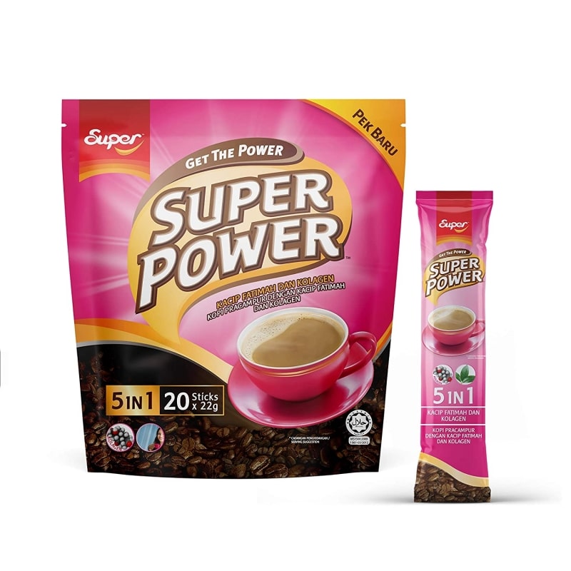 8. SUPER Power 5in1 Coffee with Collagen  