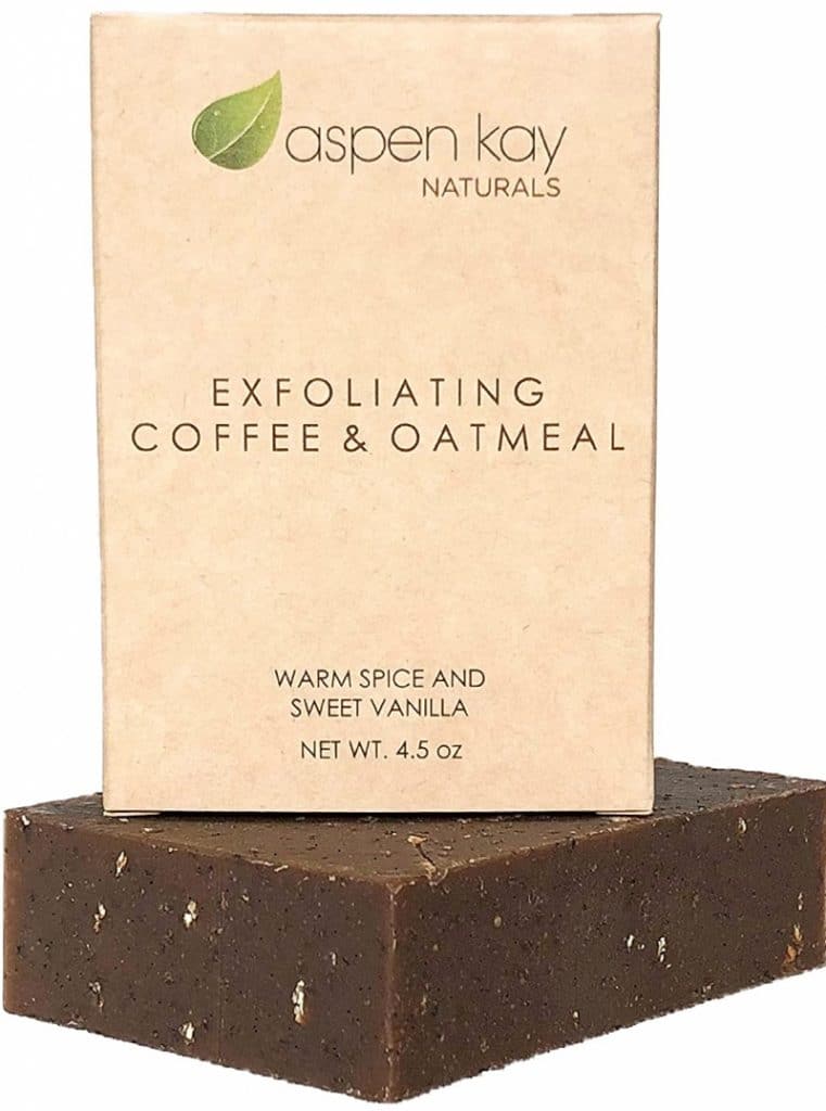 20. Coffee And Oatmeal Exfoliating Soap For Men And Women 