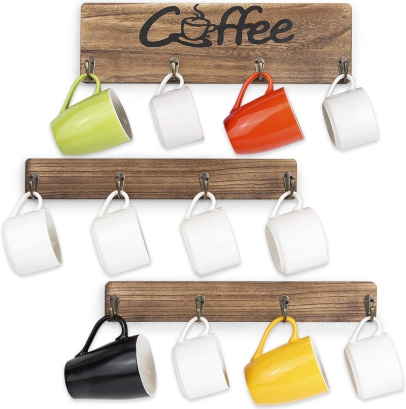 8. Olakee Coffee Mug Rack 