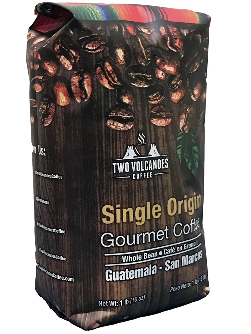 10. Two Volcanoes Coffee Gourmet Guatemala Single Origin