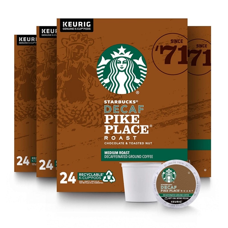 12. Starbucks Decaf Pike Place Roast 