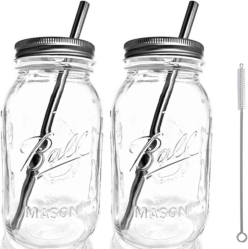 8. Regular Glass Ball Jars 