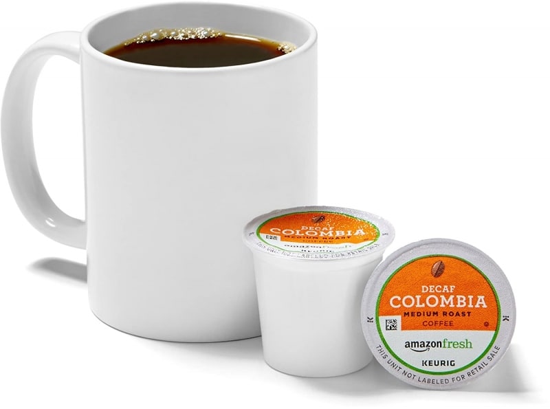 9. Decaf Colombian Keurig K-Cup Brewer, Medium Roast 