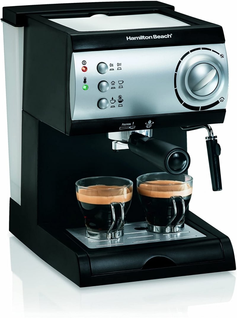 8. Hamilton Beach Espresso Machine  