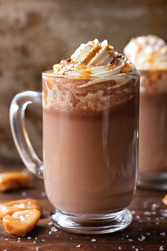 1.Hot Chocolate Cold Press with Caramel