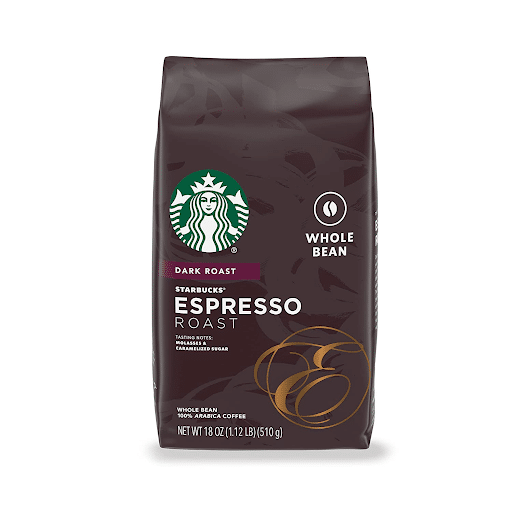 1. Starbuck Dark Roast, Whole Bean Coffee, Espresso Roast 