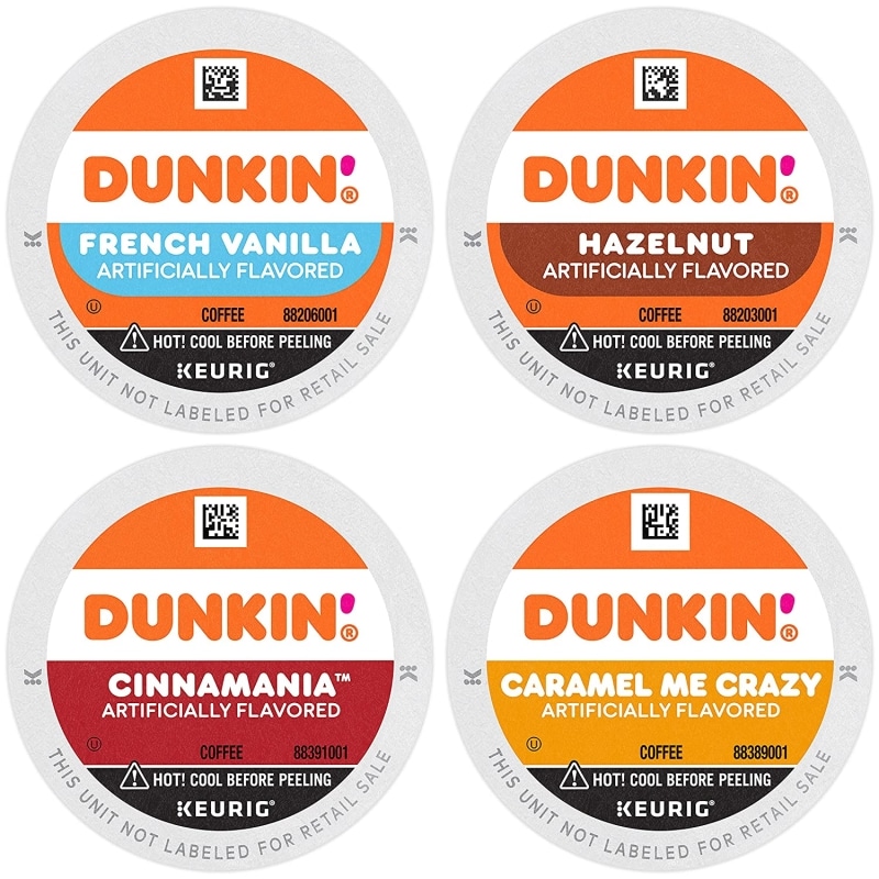 2. Dunkin' Mixed Flavor Coffee Variety Pac 