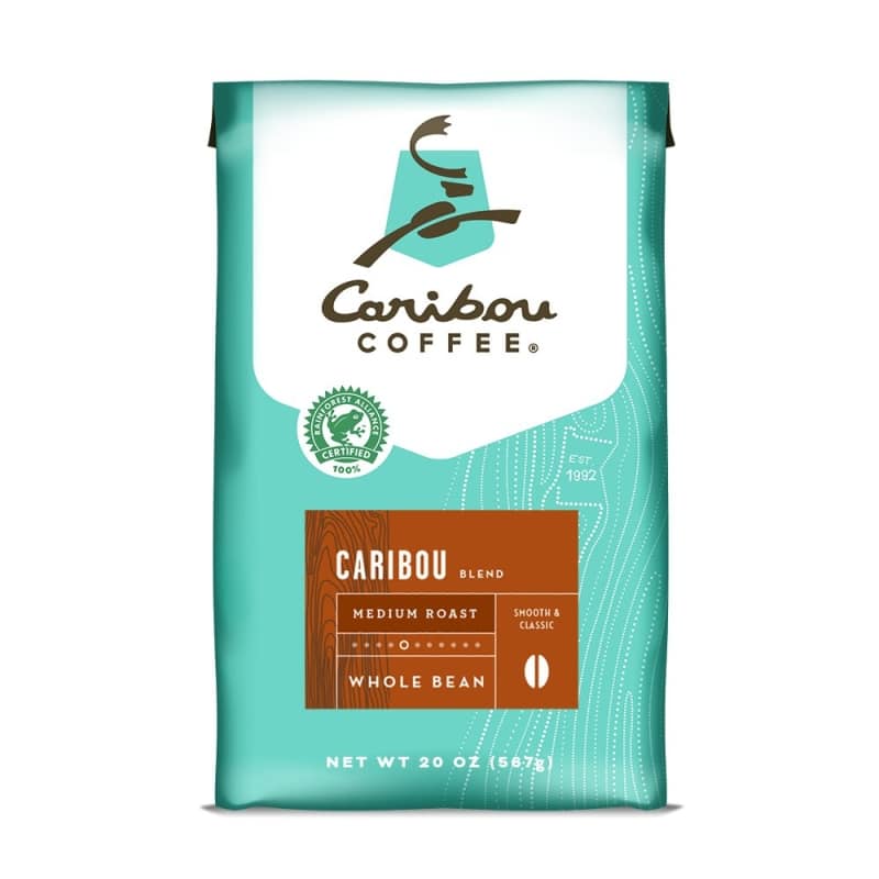 3. Caribou Blend Whole Bean Coffee 