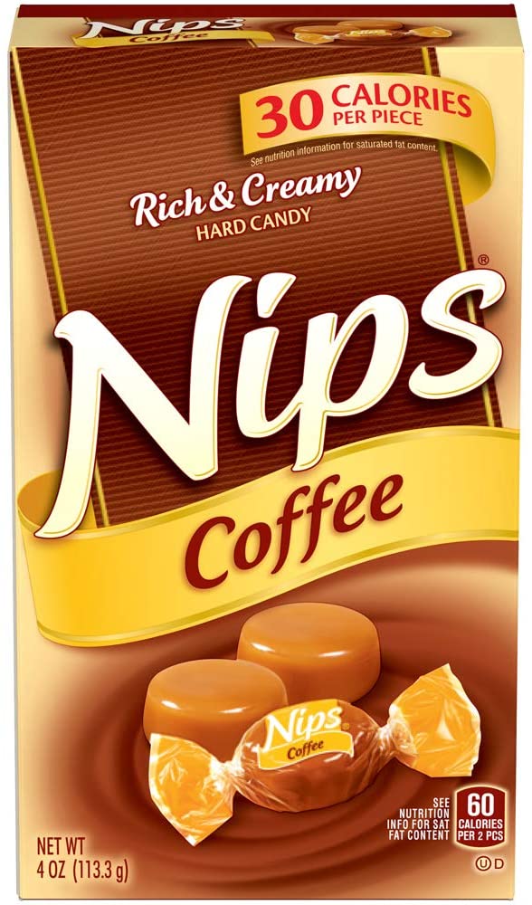 4. Nips Coffee Flavor Candy