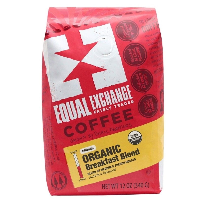 5. Equal Exchange Organic Ground Coffee 