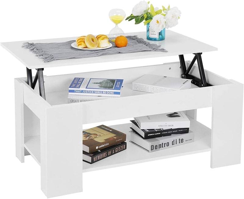 5. Super Deal Pop-Up Top Coffee Table 