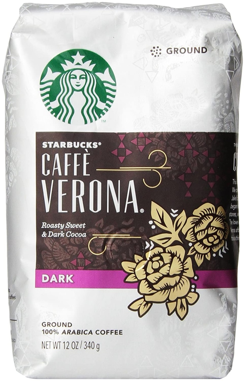 2. Starbucks Caffe Verona Ground Coffee (Dark) 