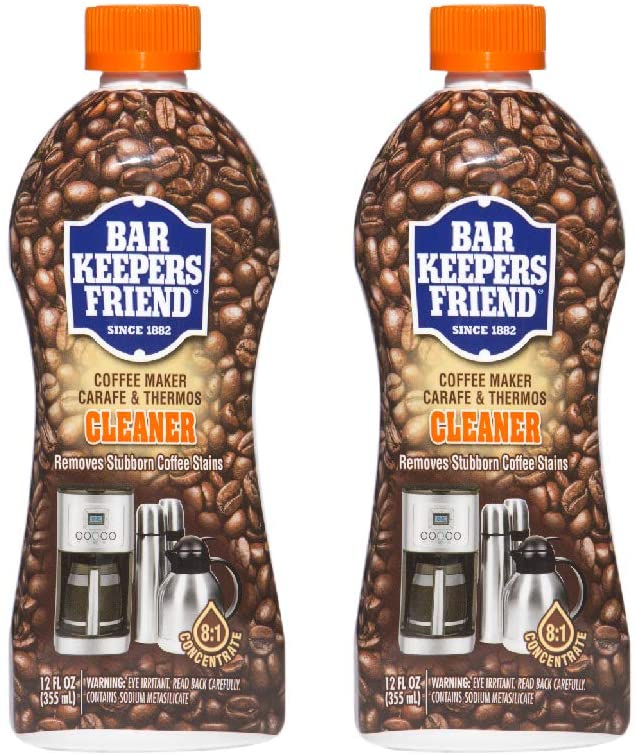 8. Bar Keepers Friend Coffee Maker Cleaner 