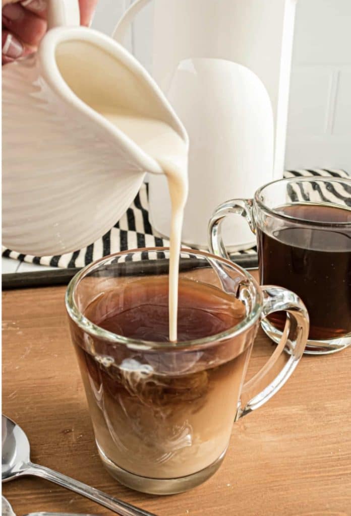 Homemade French Vanilla Coffee Creamer