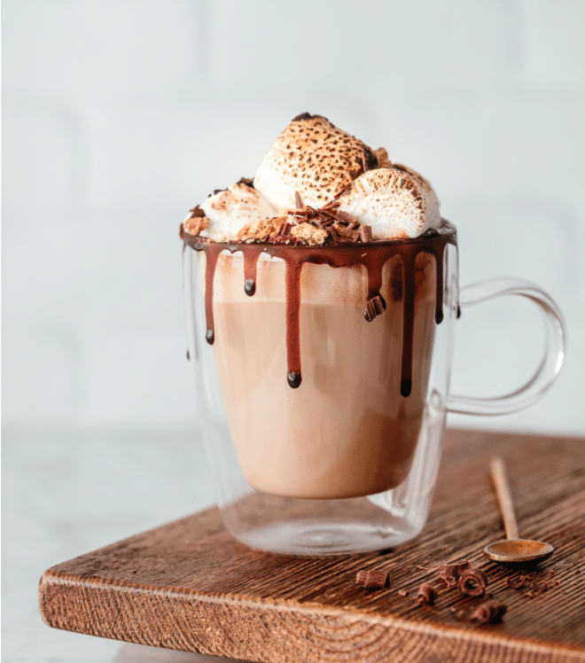 Homemade Chocolate Marshmallow Coffee Creamer 