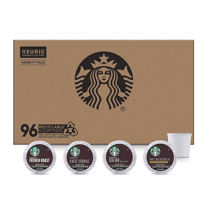 8. Starbucks K-Cup Pods Roast Coffee 