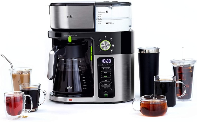 9. Braun MultiServe Coffee Machine 7 Programmable Brew Sizes KF 9150 Coffee Maker 
