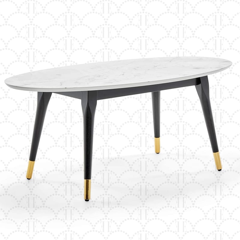 9. Clemintine Mid-Century Oval Coffee Tables 