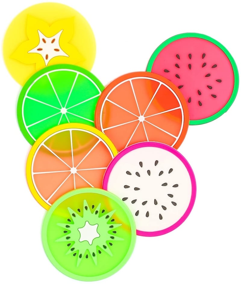 5. DomeStar Fruit Coasters